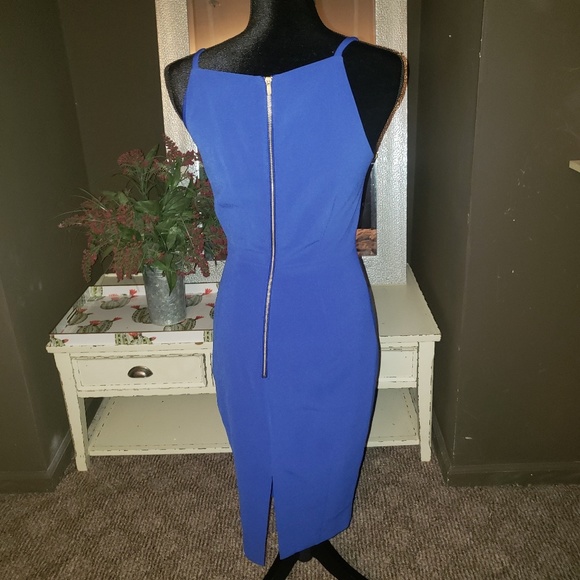 Blue Cocktail Dress - Picture 4 of 6